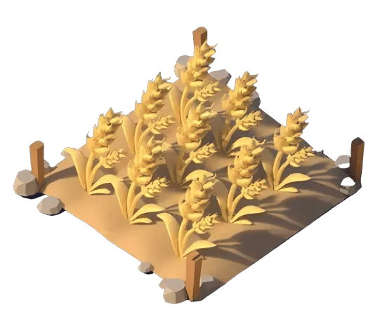 Farmland building icon