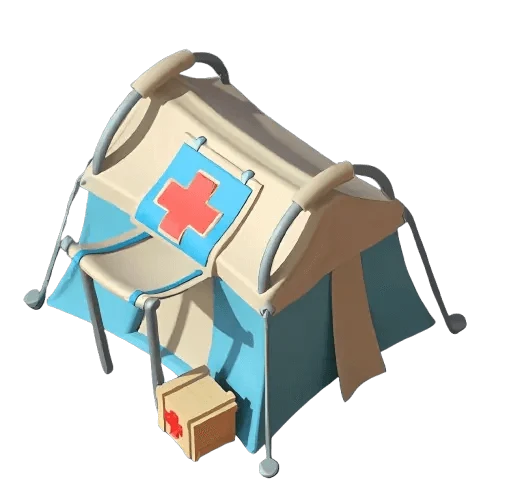 Hospital building icon