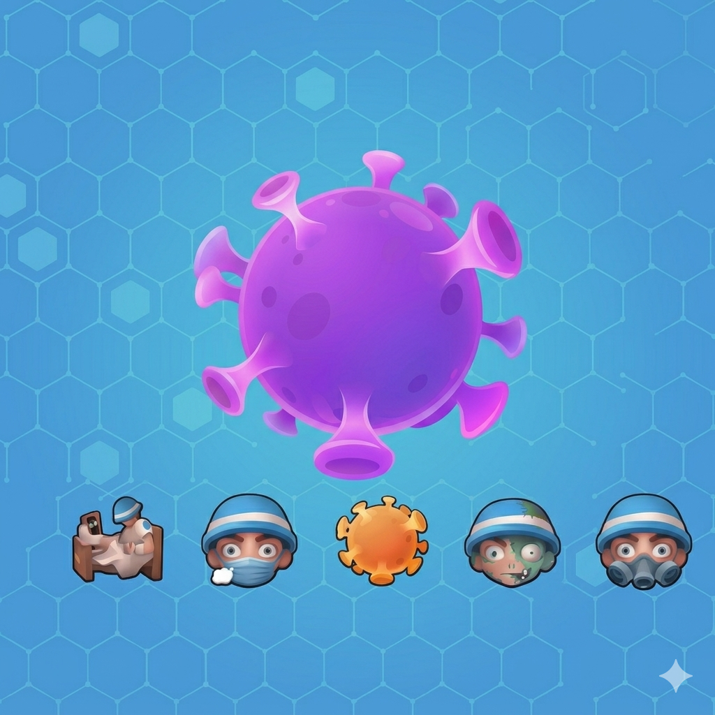 Cover image for the Last War Season 1 RA Virus guide showing the core infection, resistance, and virus stack systems