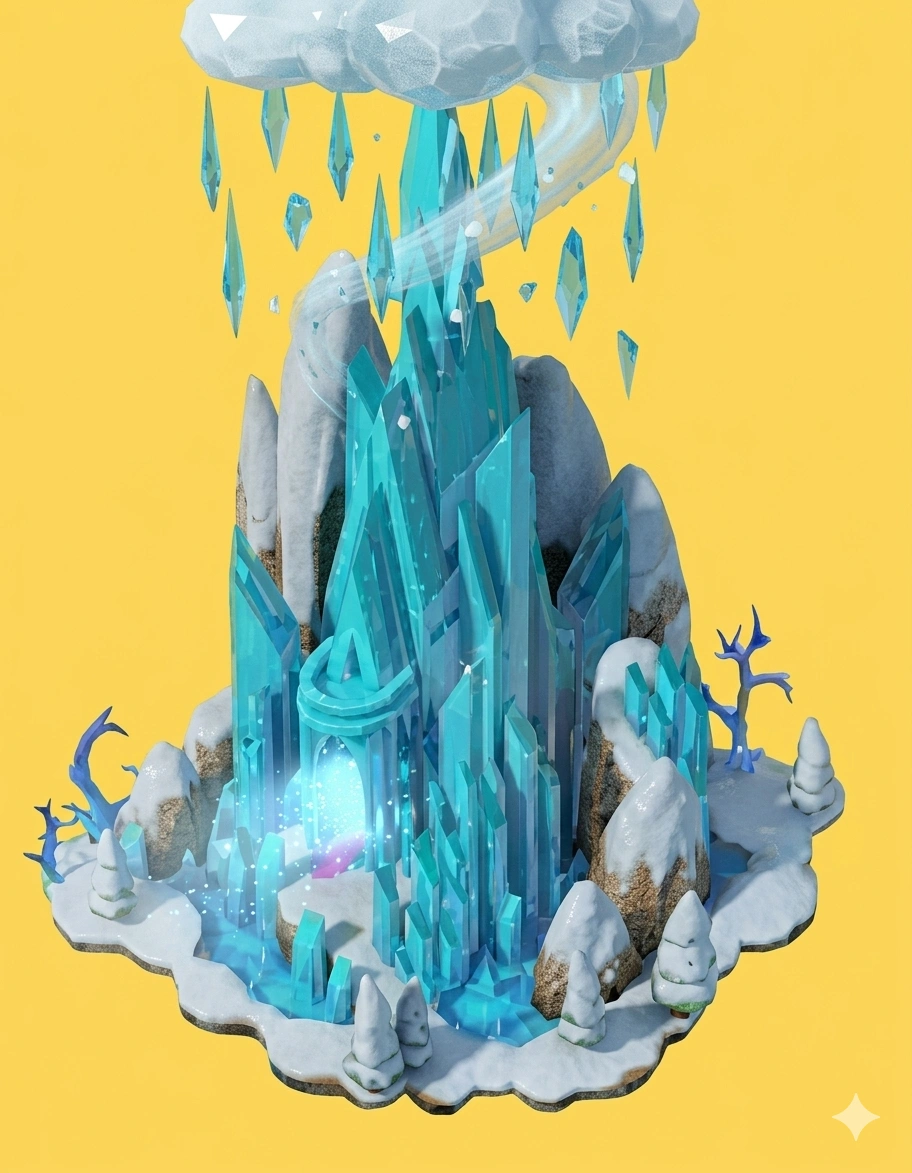 Ice Castle Base Skin visual cropped from the Last War Survival Season 2 tips image.