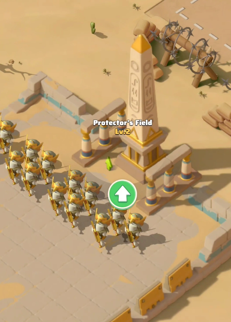 Using the new Protectors Field to gain Curse Resistance buffs in Last War Survival Week 1