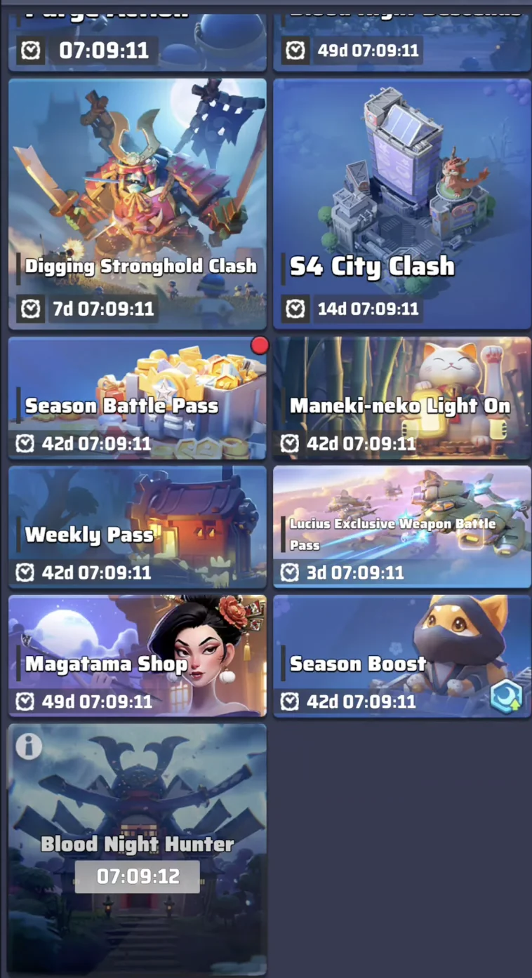 Lucius Exclusive Weapon Battle Pass rewards in Last War Survival Season 4 Week 1.